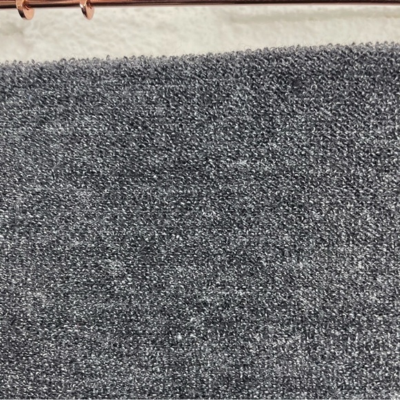 Loft Outlet NWT Gray Pencil Skirt Tie Belt Terry Knit Size Small - Picture 3 of 13